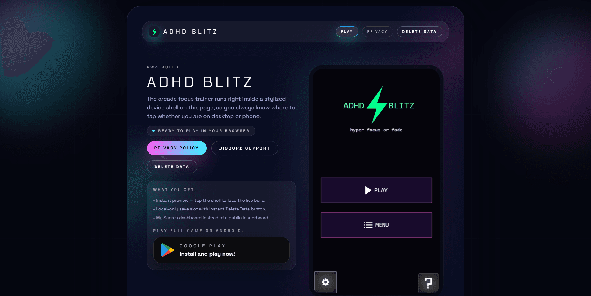 ADHD Blitz preview